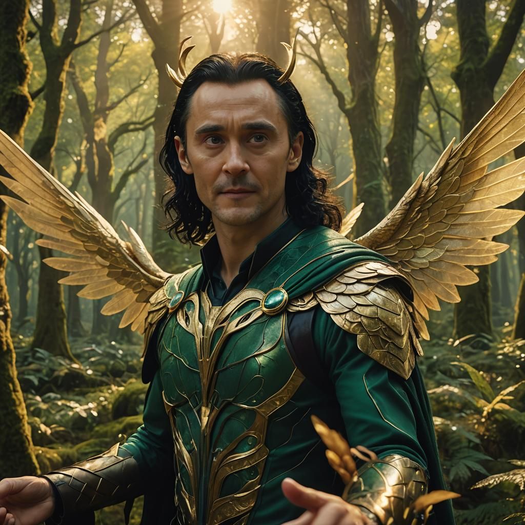 Ra Watches Loki Dance with Fairies: Miyazaki Style