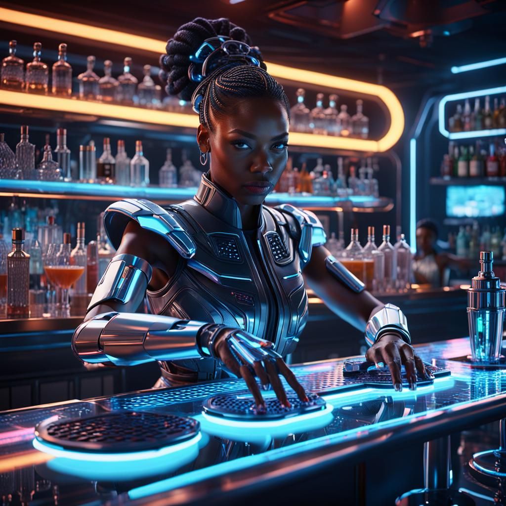 Futuristic Bartender