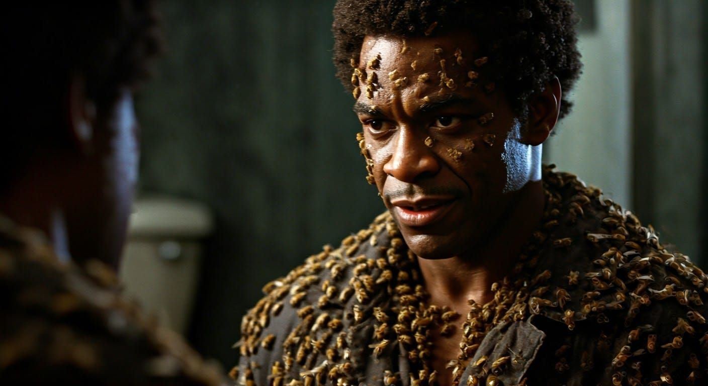 Sinister Candyman Mirror Reflection with Bees