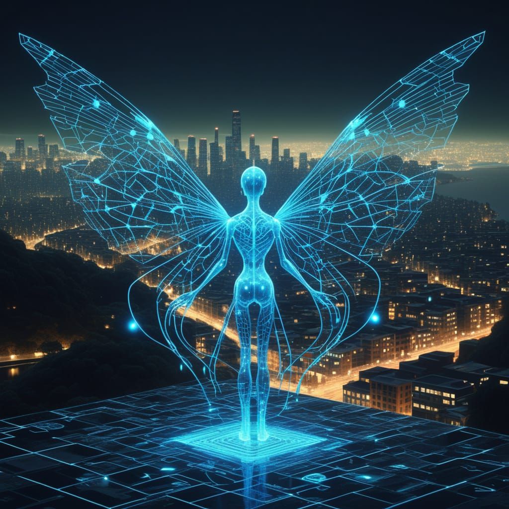 Digital Dracone Materializes from Binary Code