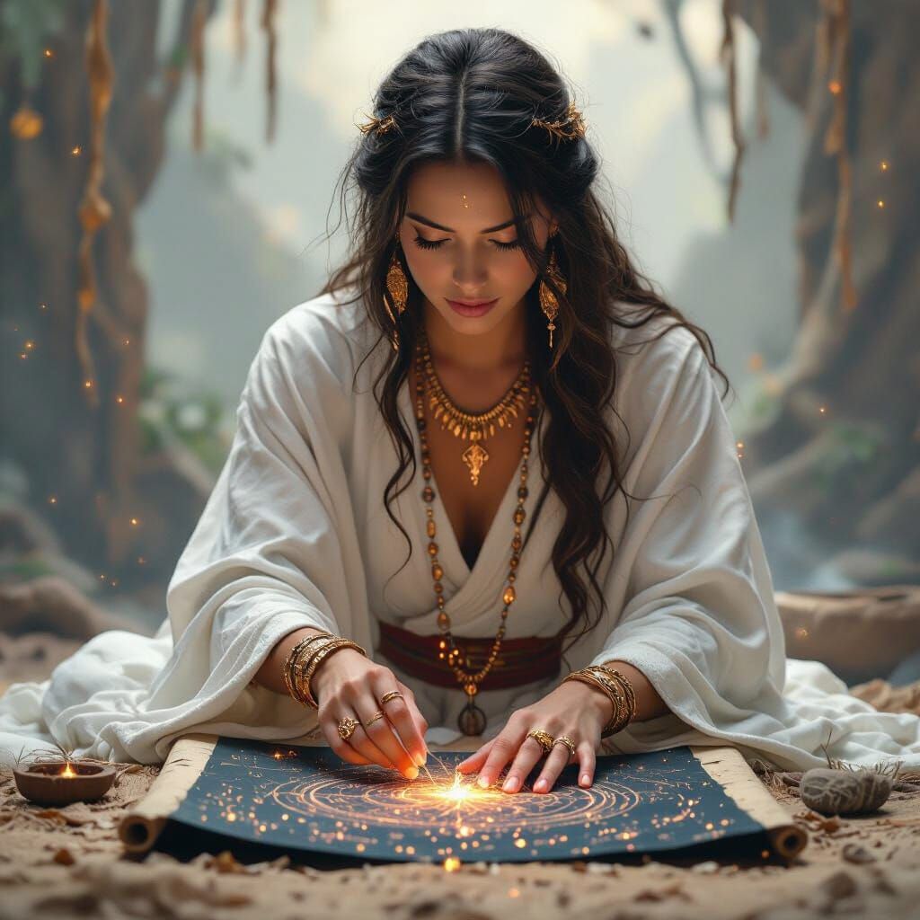 Mystical Star-Thread Ritual with Cosmic Energy