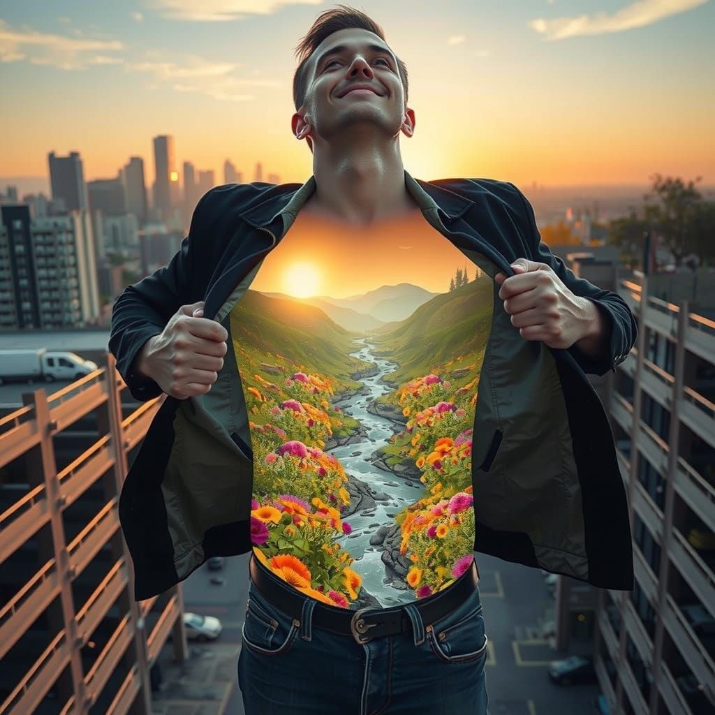 Surreal Vision of Hope in the City