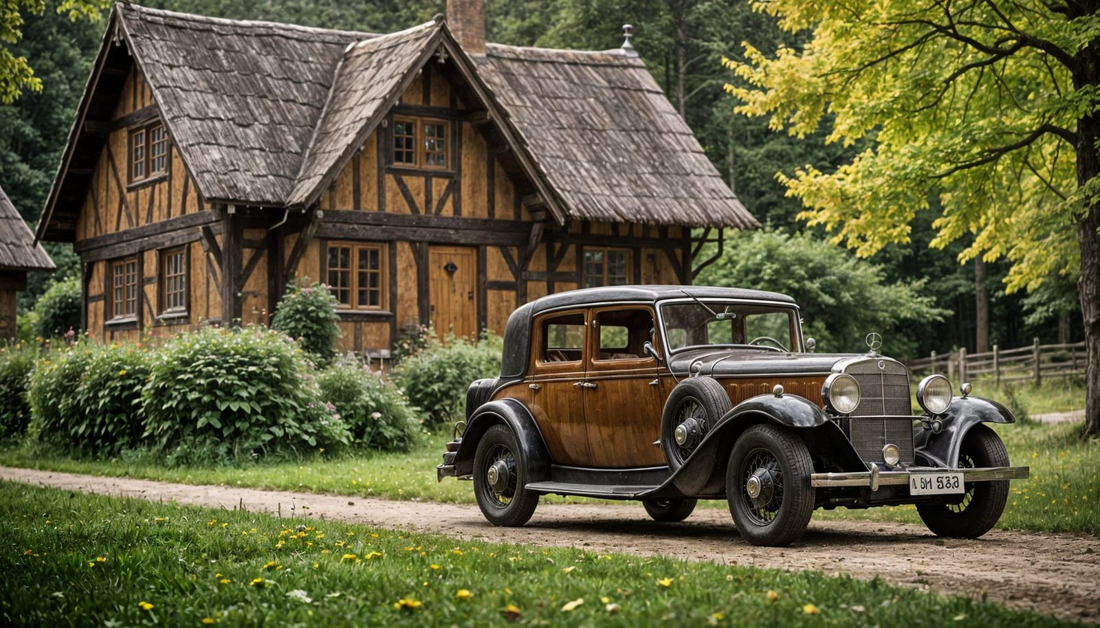 Rustic German Cottage Captured in Warm, Vivid Light