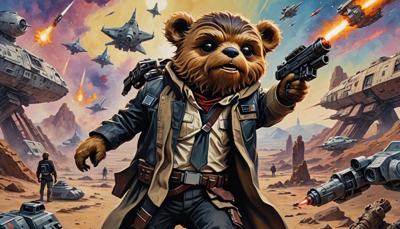 Chief Chirpoa ''STAR WARS'' Advanced EWOK, Rebellion Soldier...