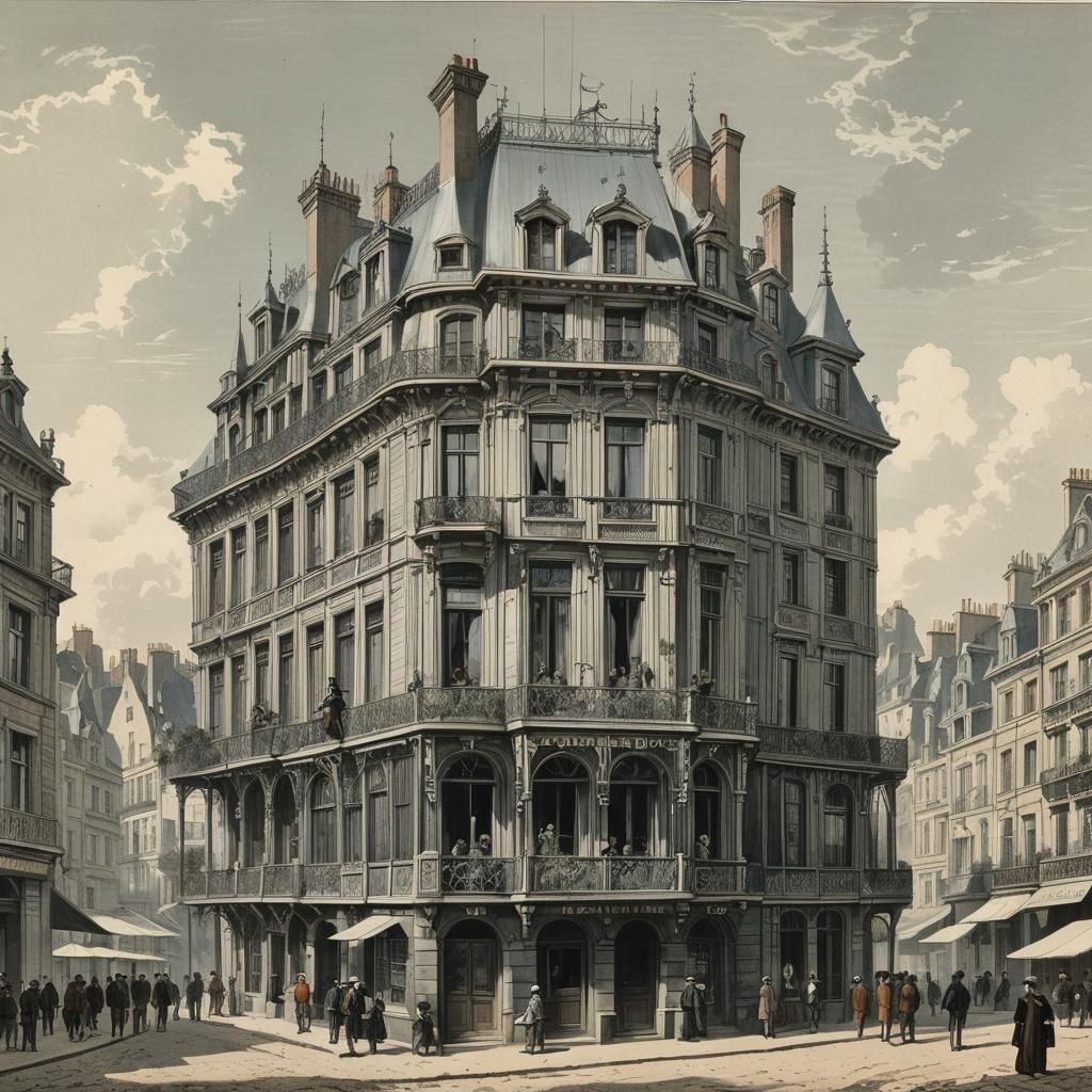 Jules Verne House in Nantes, 19th Century