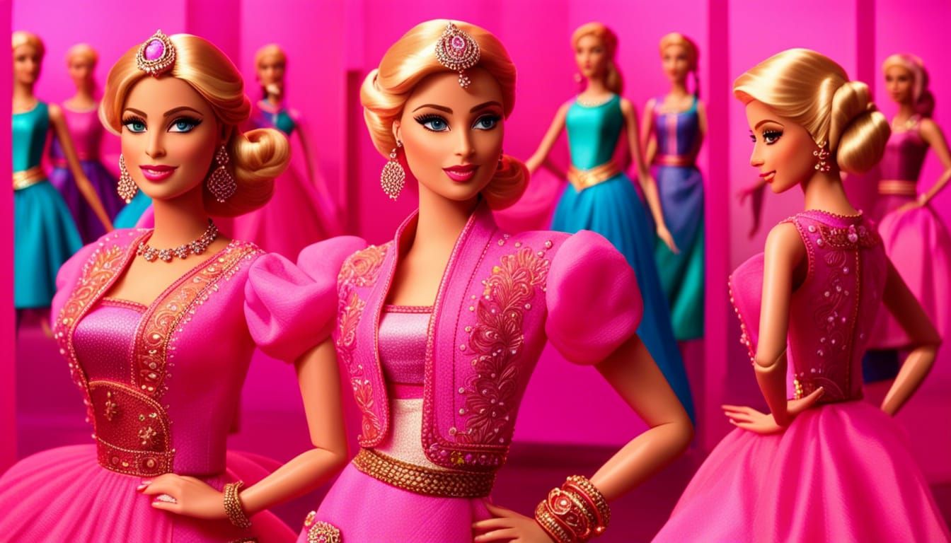 Barbie Dance Sequence in Bollywood Style