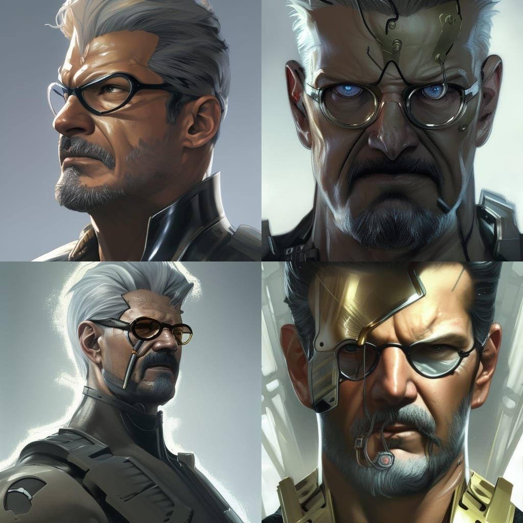 Solidus Snake as Marvel Villain: Detailed 4K Portrait