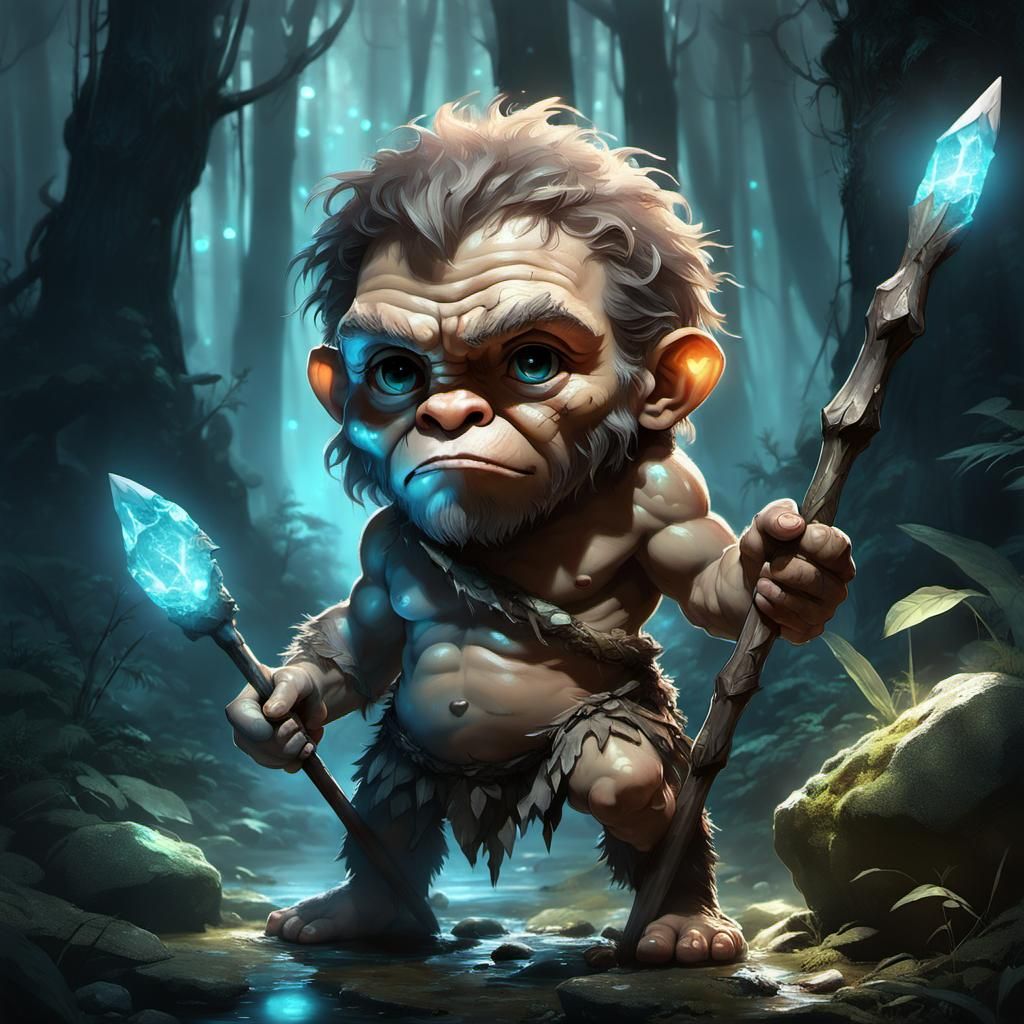 Chibi Neanderthal Man