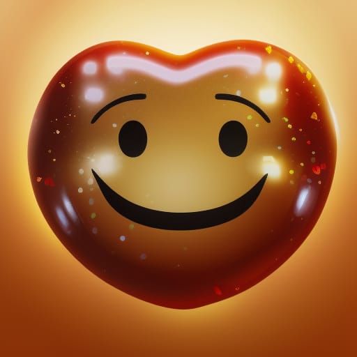 Smiling Red Heart Emoji