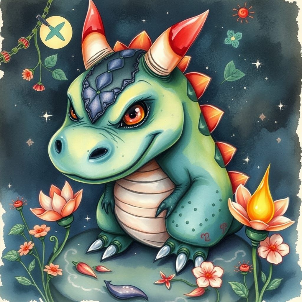 Ethereal Yoshie in Vintage Storybook Splendor