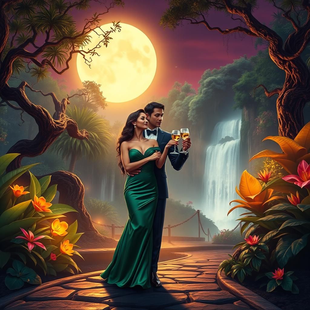 Enchanted Evening Date in Botanical Garden