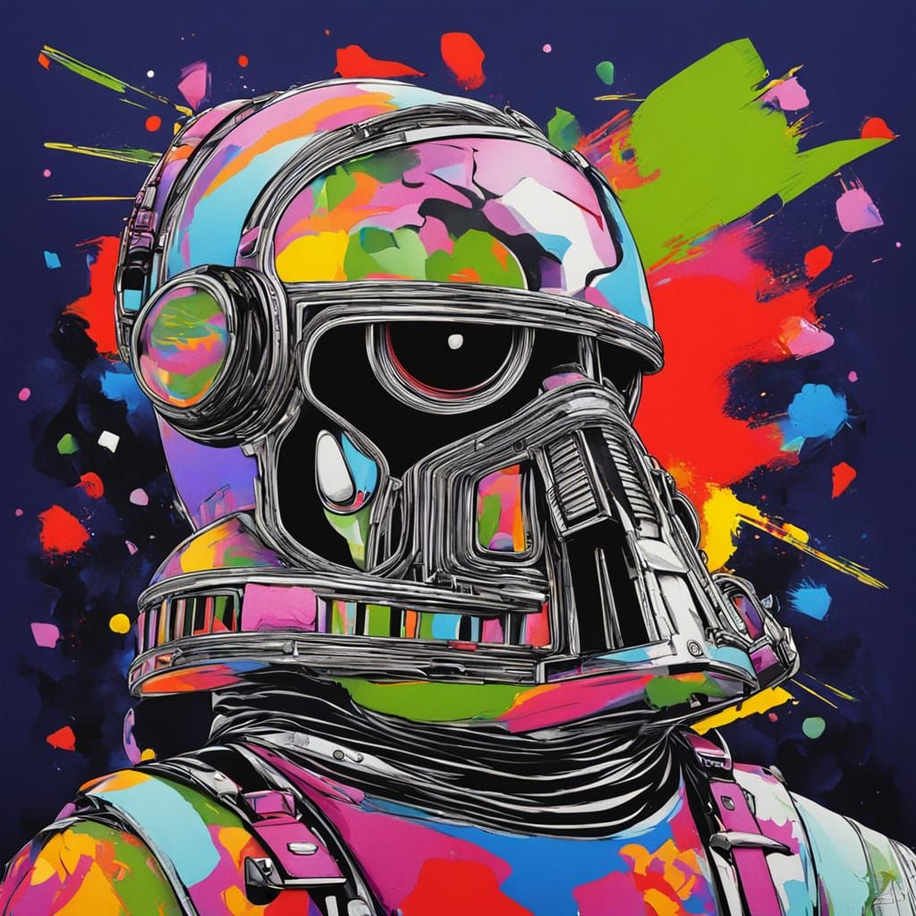 Vibrant Abstract Artwork with Fine Details