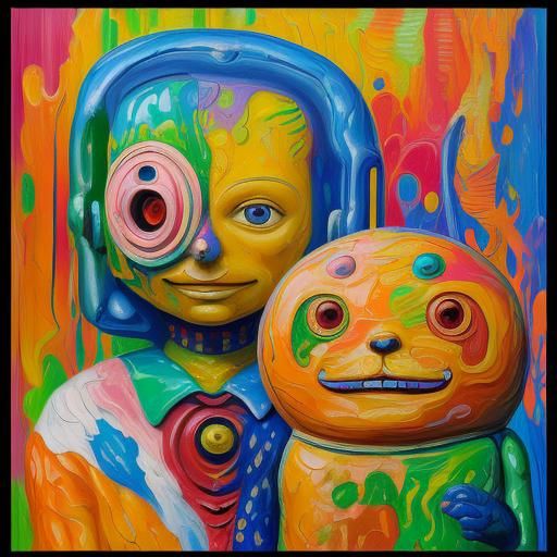 Benjamin Robot in the Zoo: Hyperrealistic Impressionism