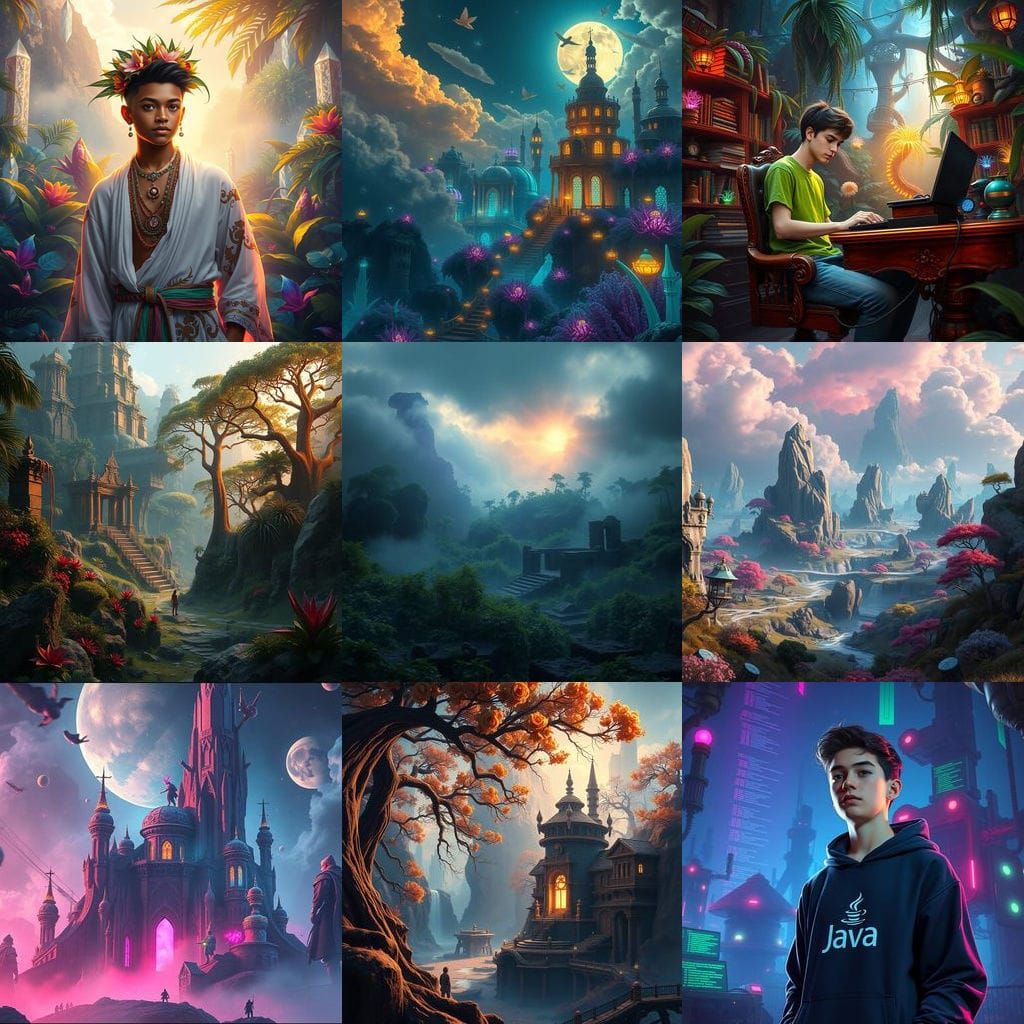 Fantastical Java Junior in Deep, Intricate Detail