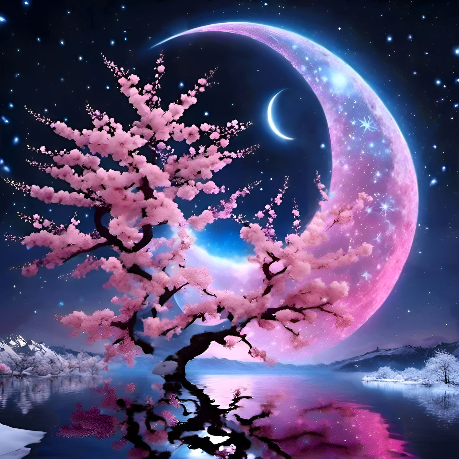 glimpse of spring: cherry blossom snow