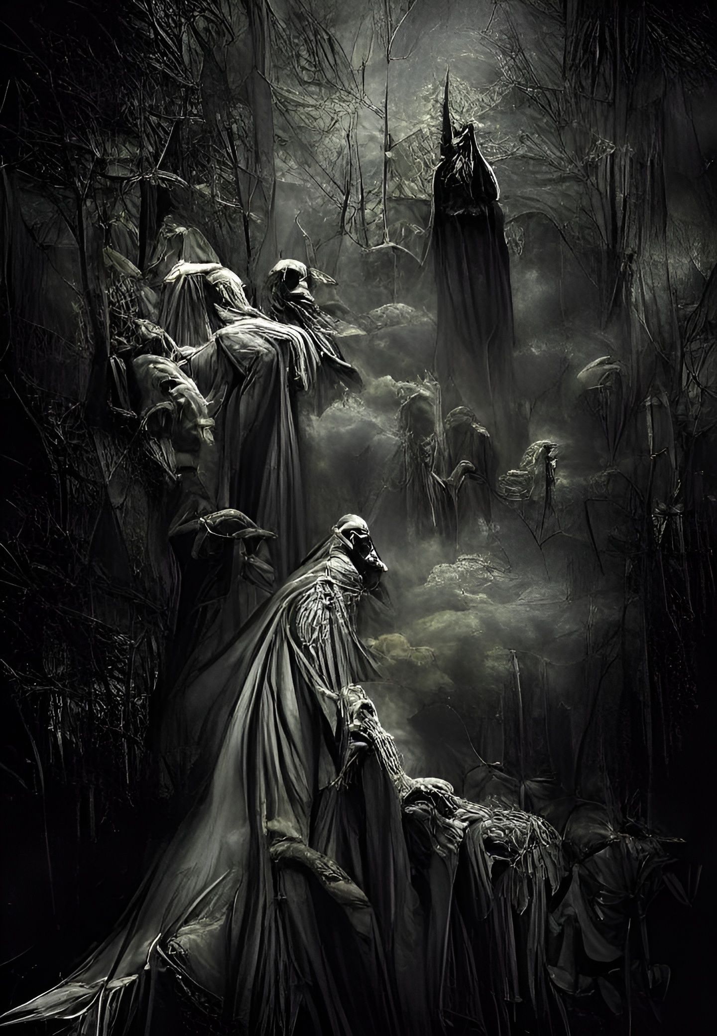 Grim Reaper and Dracula: A Dark Encounter