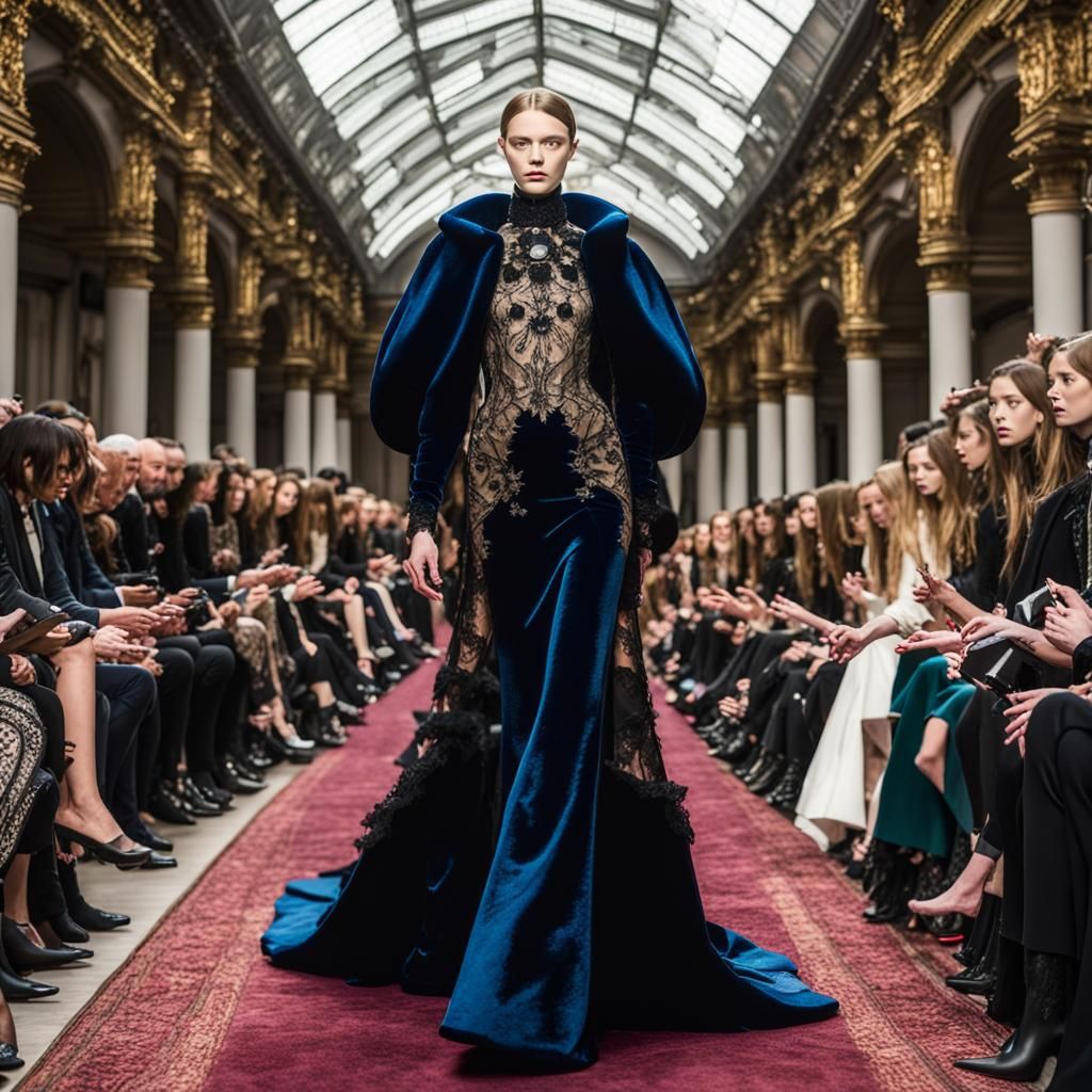 Gothic Victorian Fashion at London Fashion Week