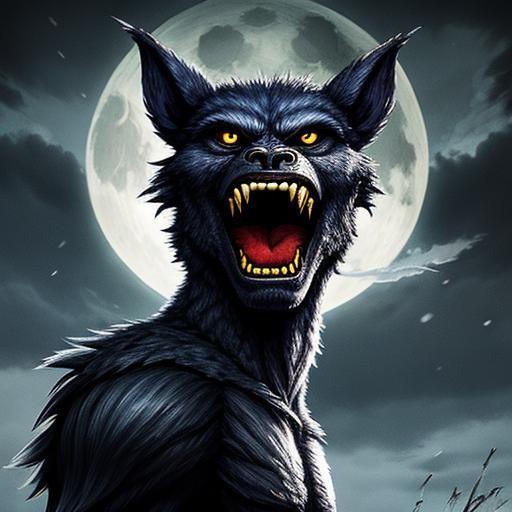 Fearsome Werewolves Generated by AI