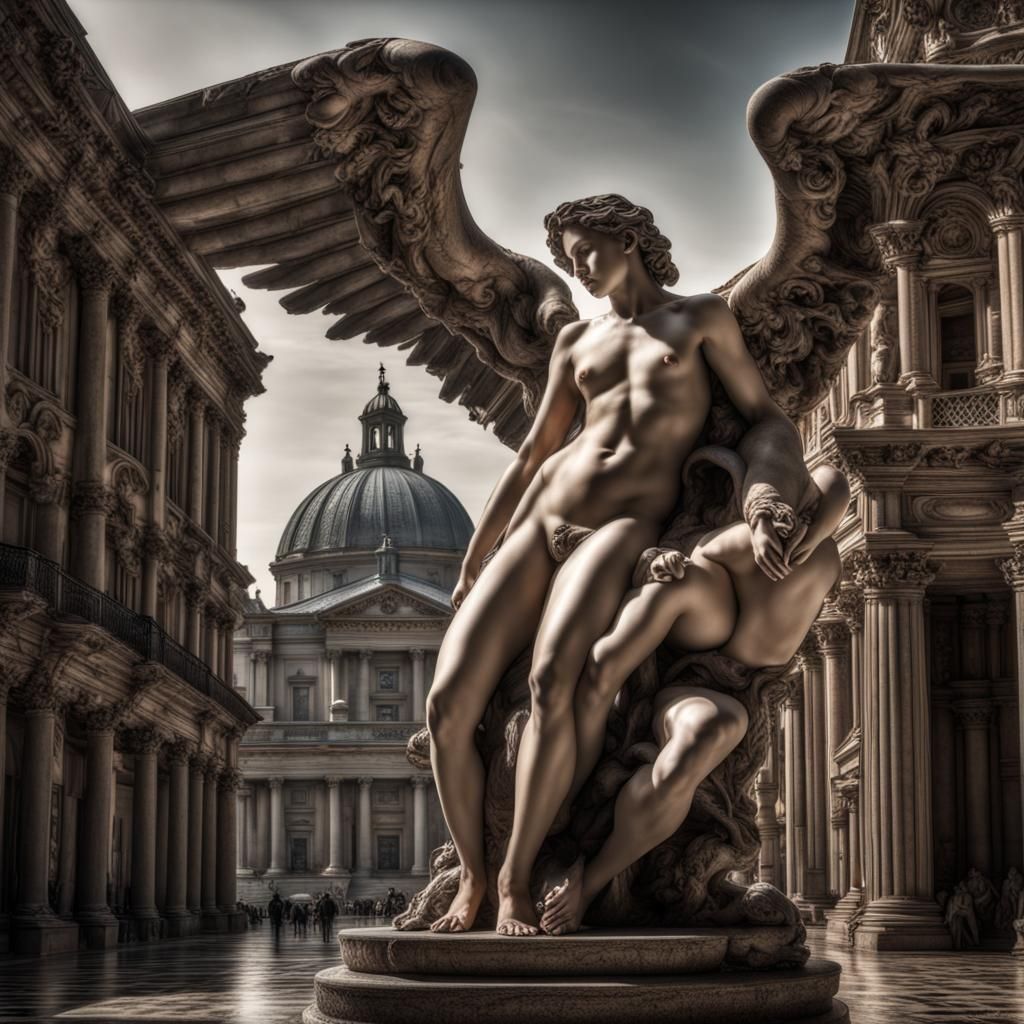 Hyperrealistic Image of Pazienza ed Eros in HDR