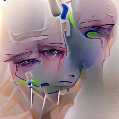 Visceral Depiction of Suffering and Anguish