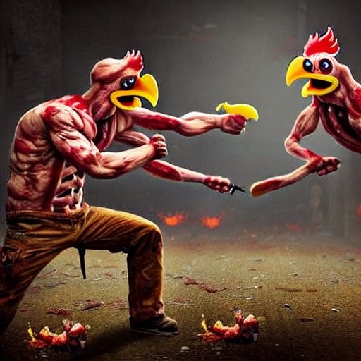 More chicken fighters