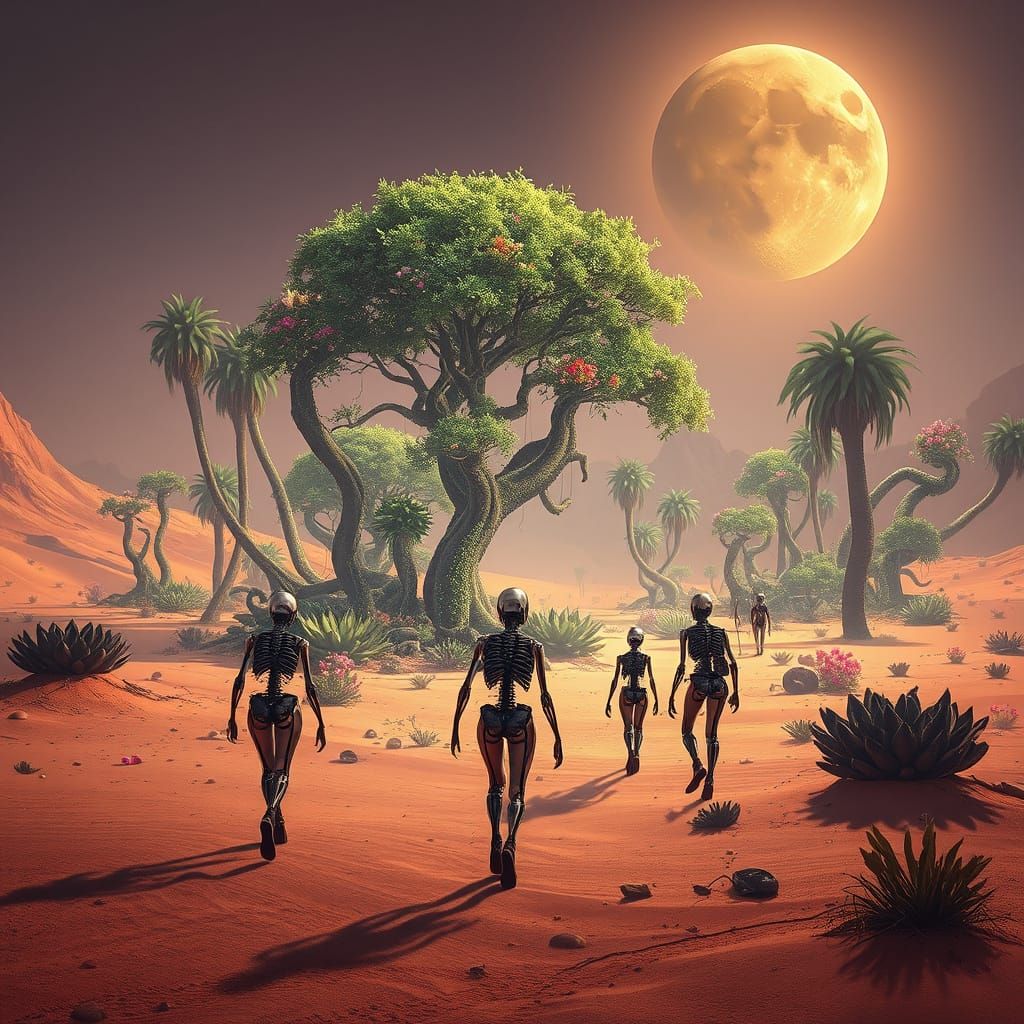 Augmented Utopia in a Desert Wasteland