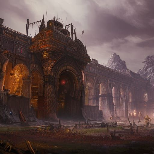 Long Forgotten Legions in Detailed Matte Painting
