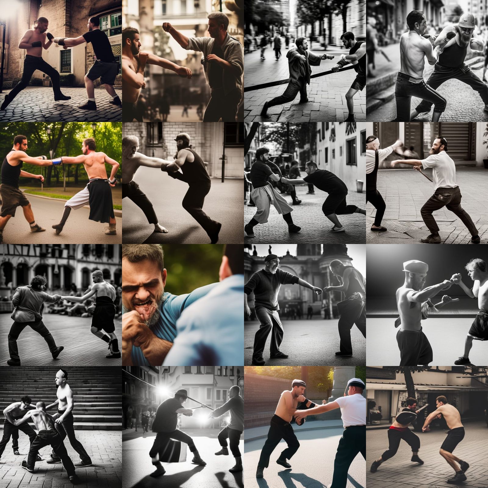 Conflict Scene: Man Confronting Another, Professional Photo