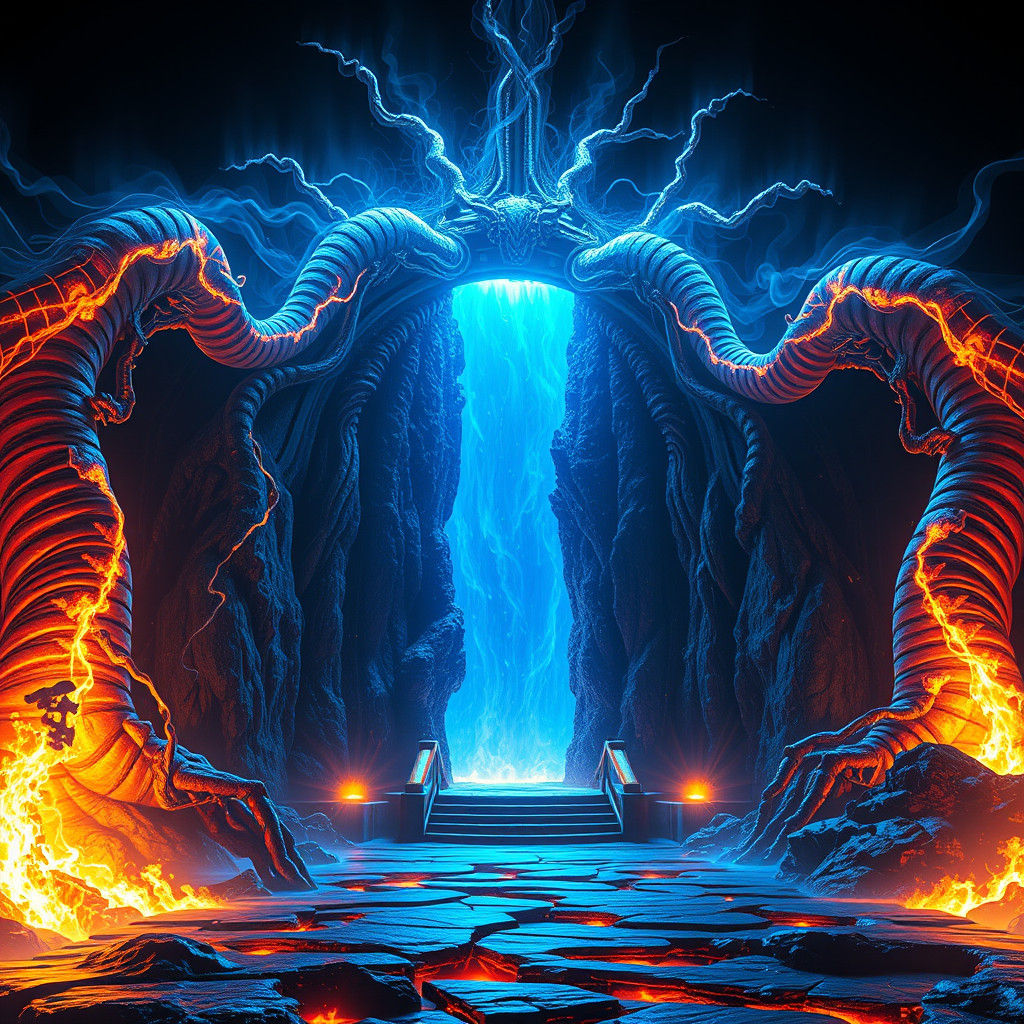 Ethereal Portal Opens with Biomechanical Energy