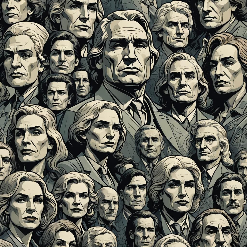 Mount Rushmore in Drag: Comic Book Art