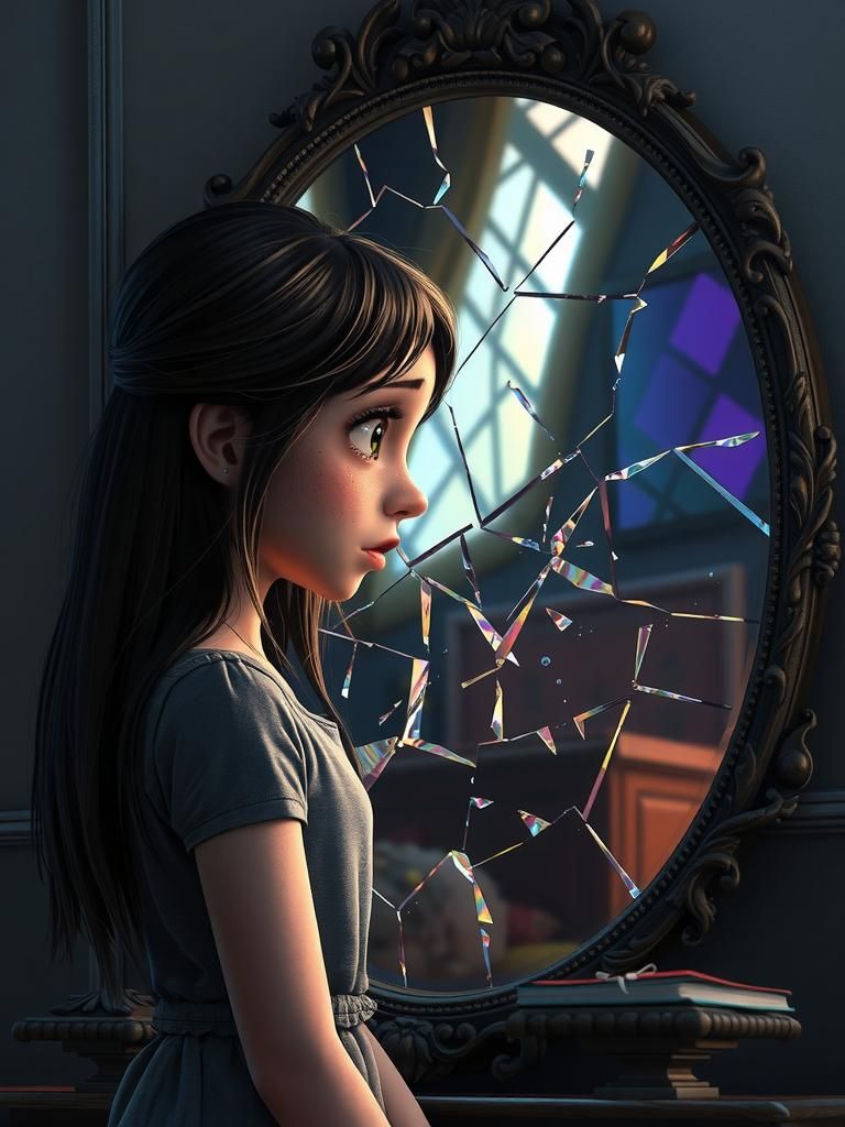 OMG, my mirror is broken!