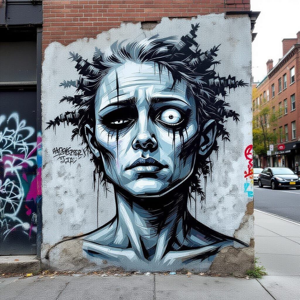 Unusual Graffiti Art: Abstract Designs