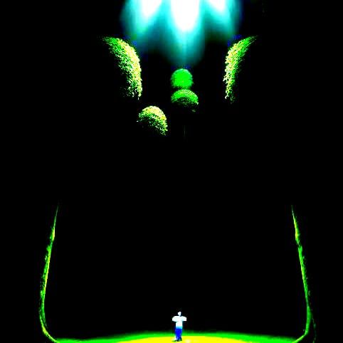 Rainforest Landscape Oil Painting in Hyperrealism Style