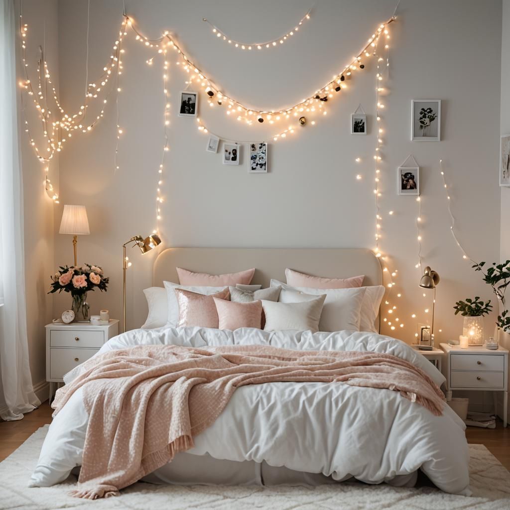 Bright White Girl's Bedroom, Professional Photography