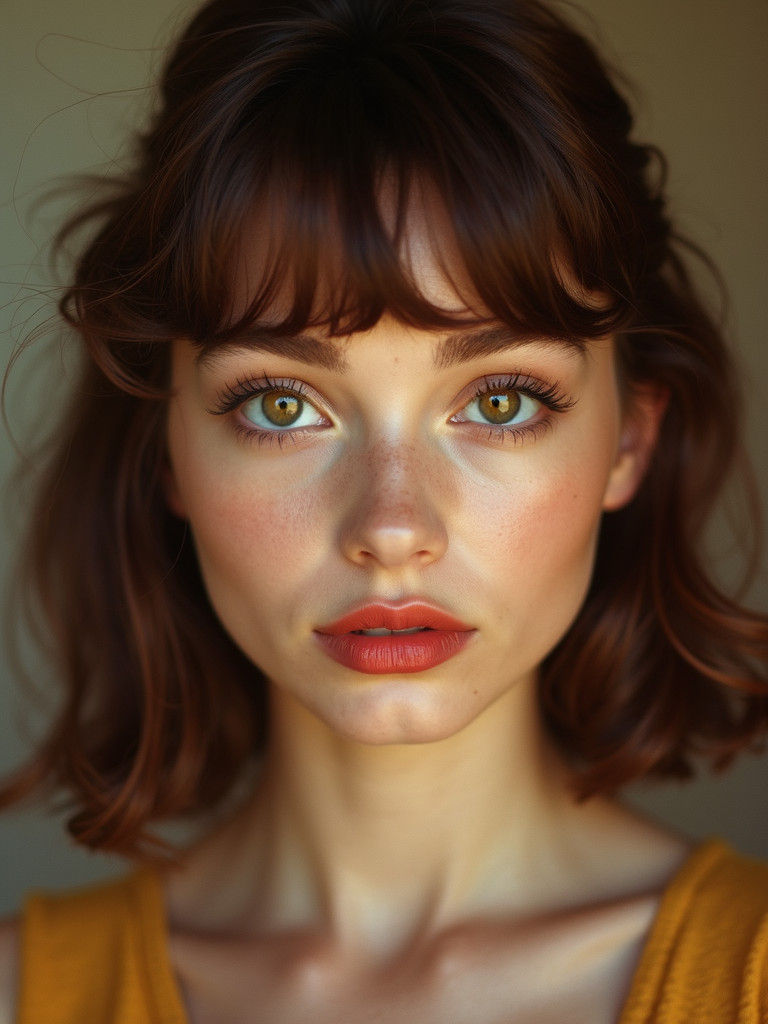 Hyperrealistic Portrait of a Beautiful Young Woman