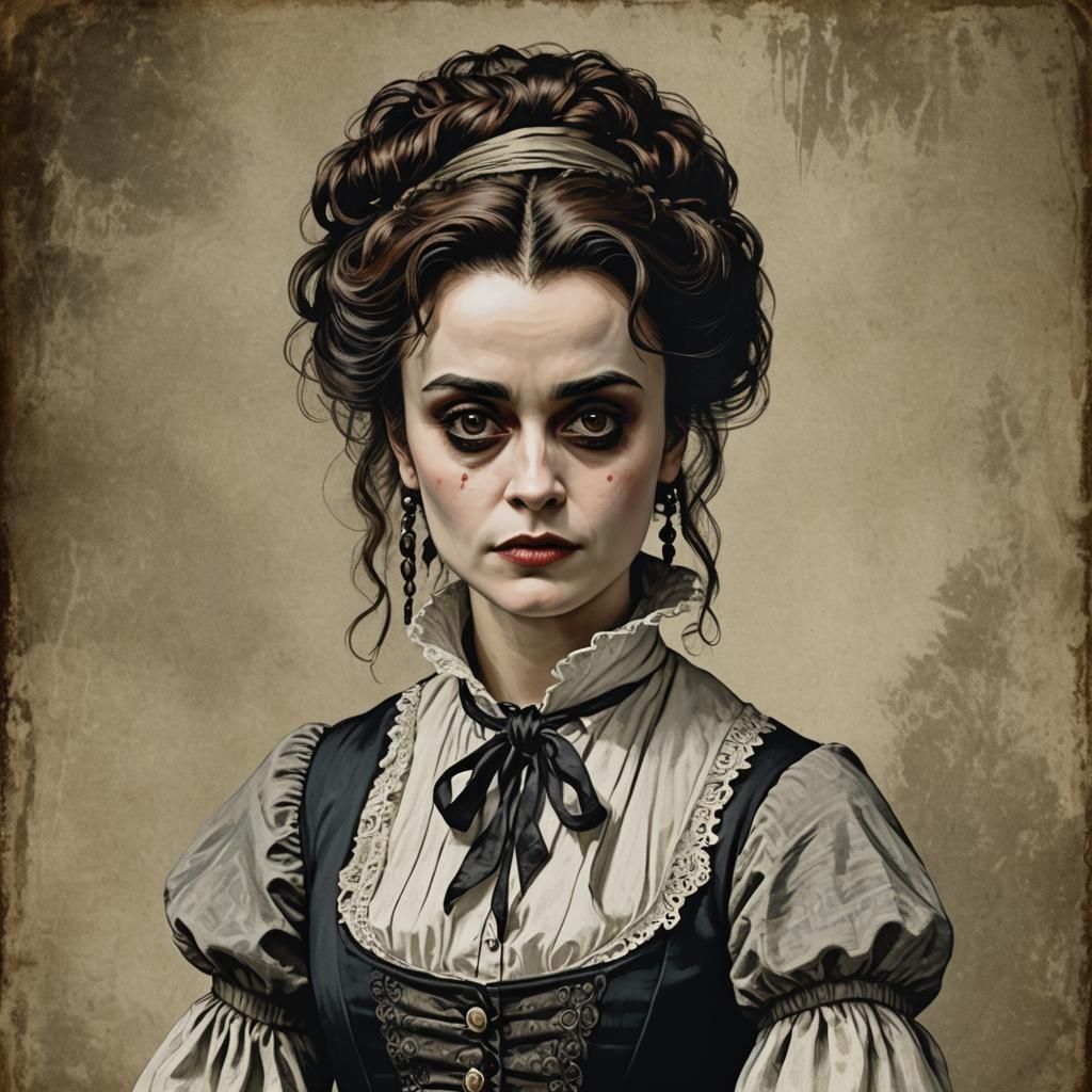 Victorian Fortune Teller Portrait