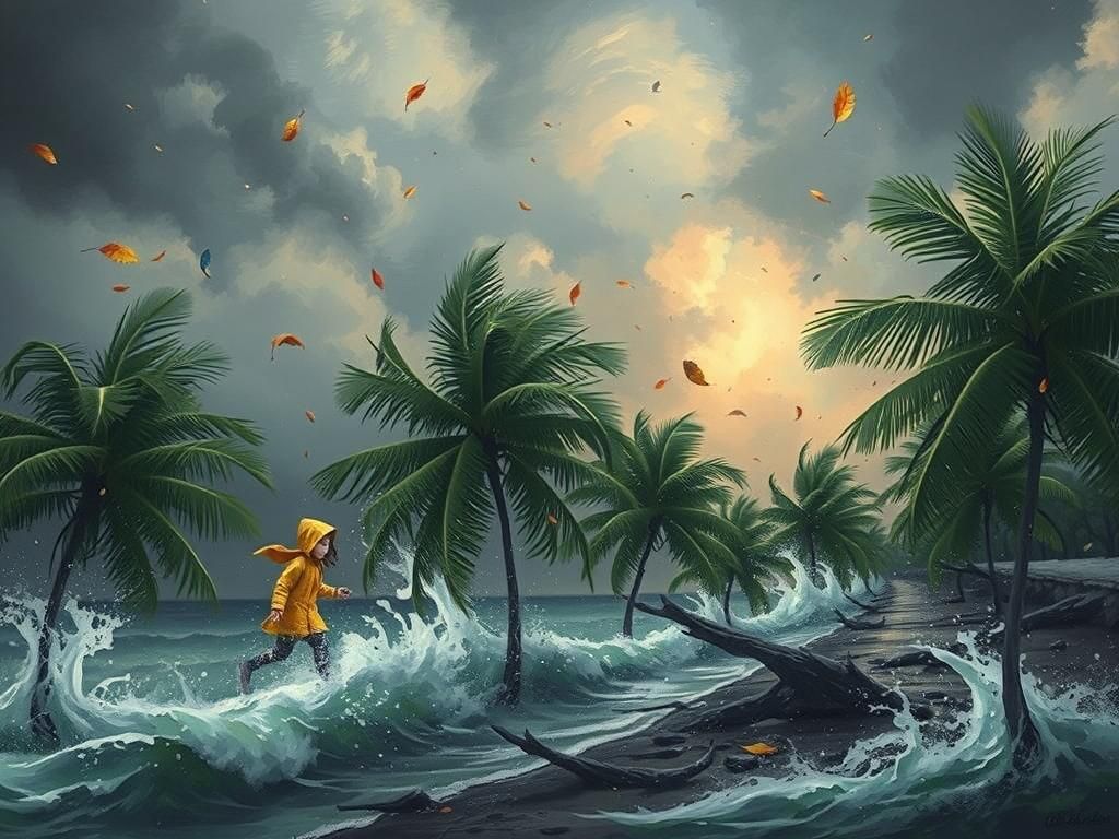 wind blowing scenery