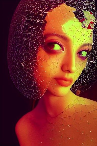 Ethereal Figure in Space-Time Hive Mind