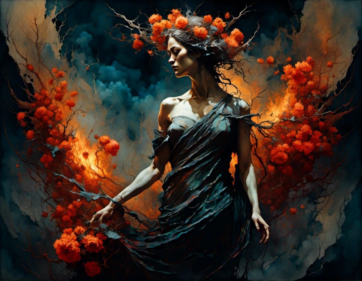 Persephone and Hades: A Meeting of Worlds