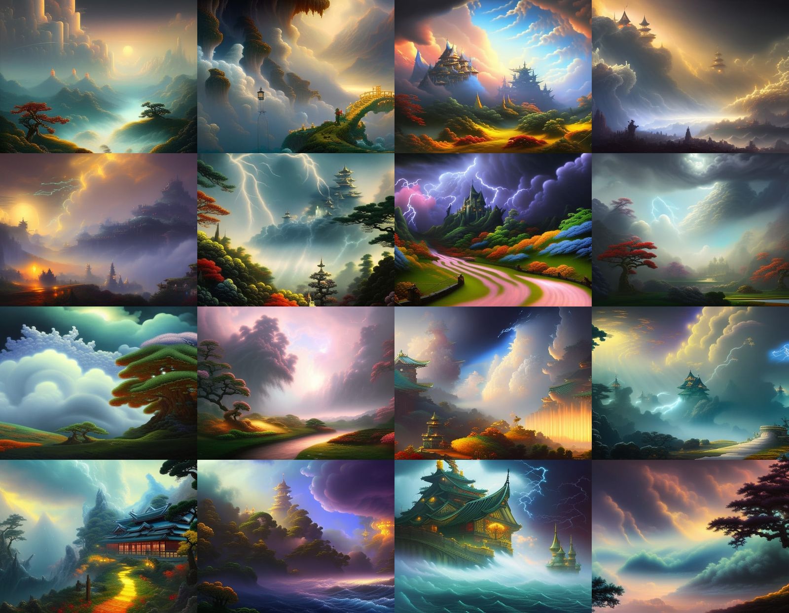 Fantasy Cloud Pathway to Castlepunk Castle