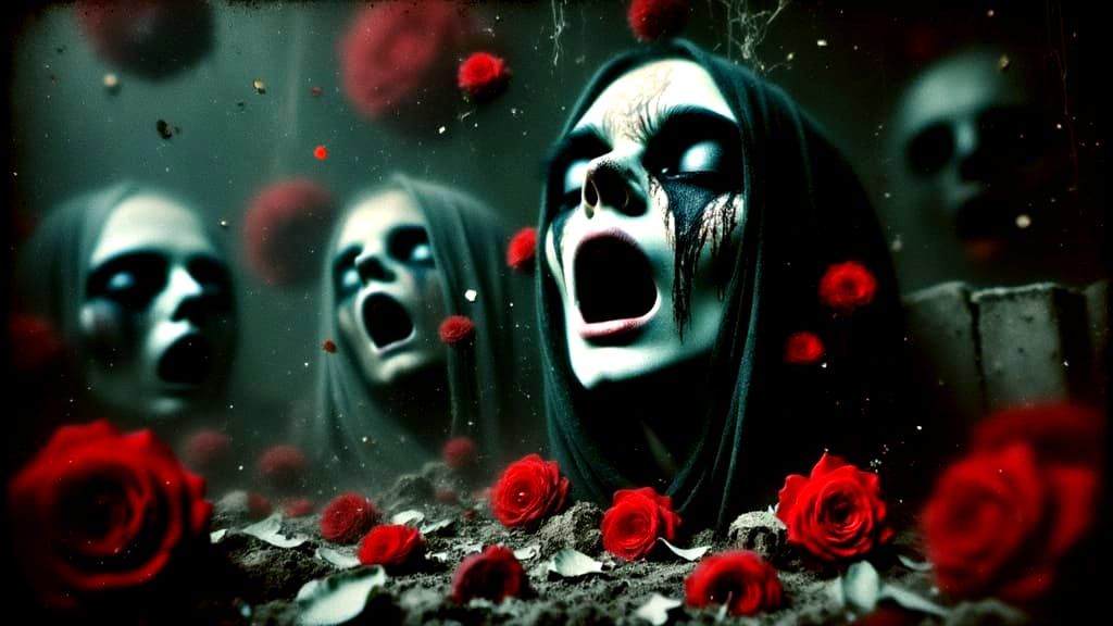 Gothic Roses in Gustave Doré Style