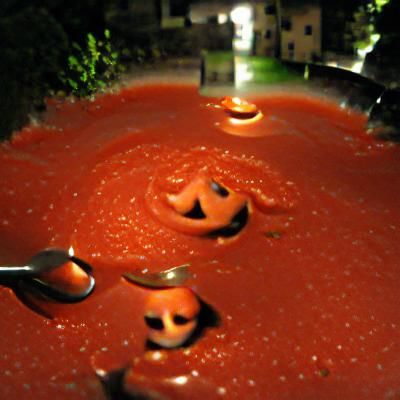 Spooky Halloween: Red Sauce at Night