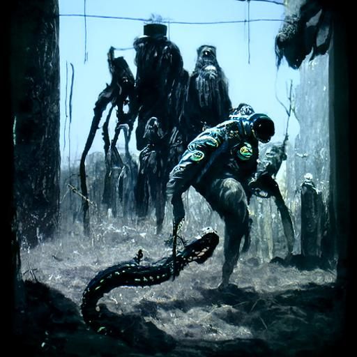 Jungle Horror Adventure with Lizard Men