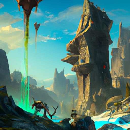 Fantastical DND Concept Art in Deep Color