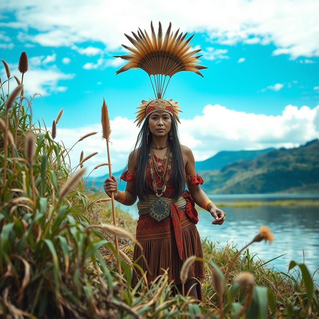 Ancient Water Dancer of the Sacred Land