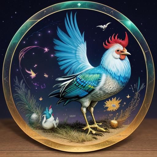 Cosmic Dawn: A Holographic Astral Illustration