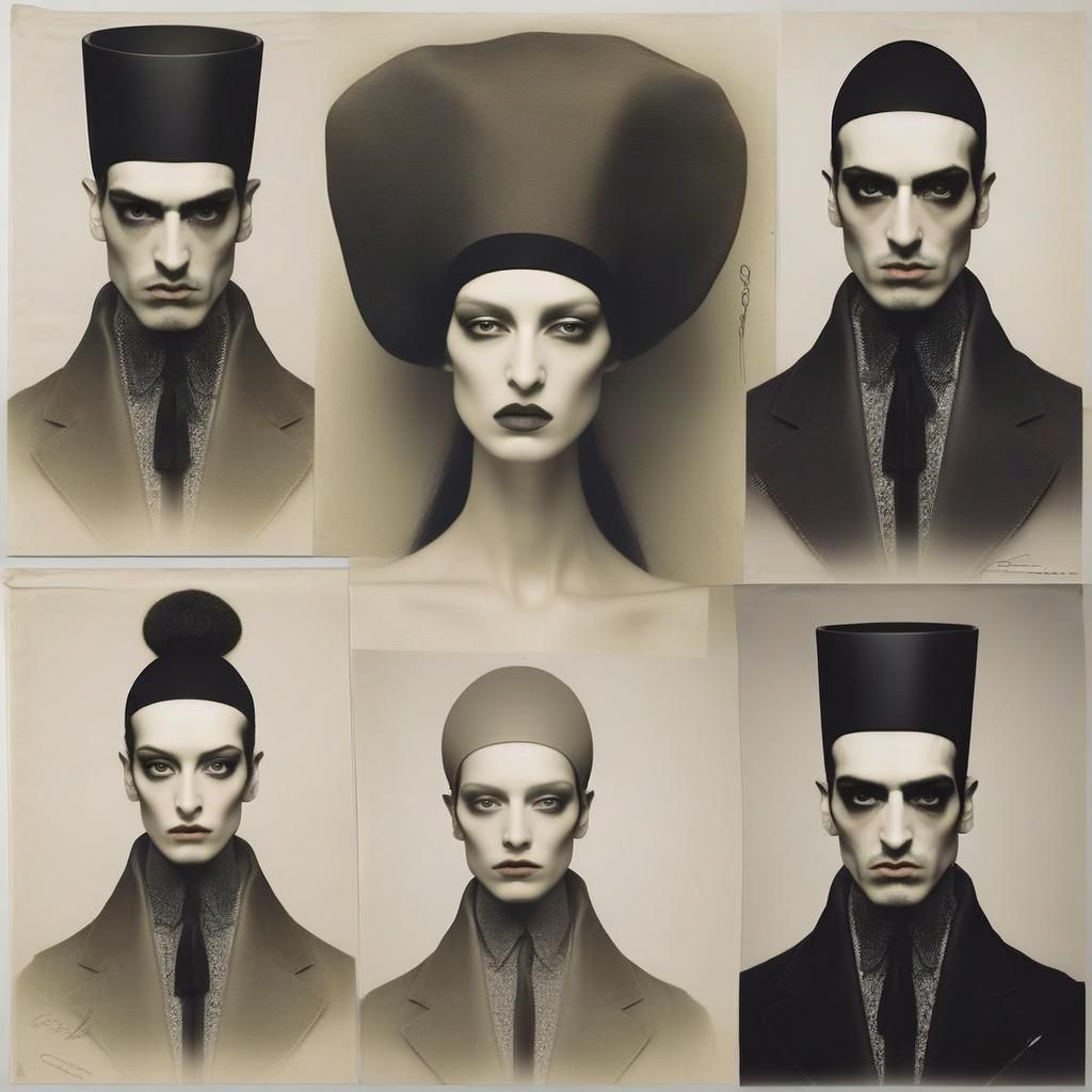 Image in Style of Omar Galliani