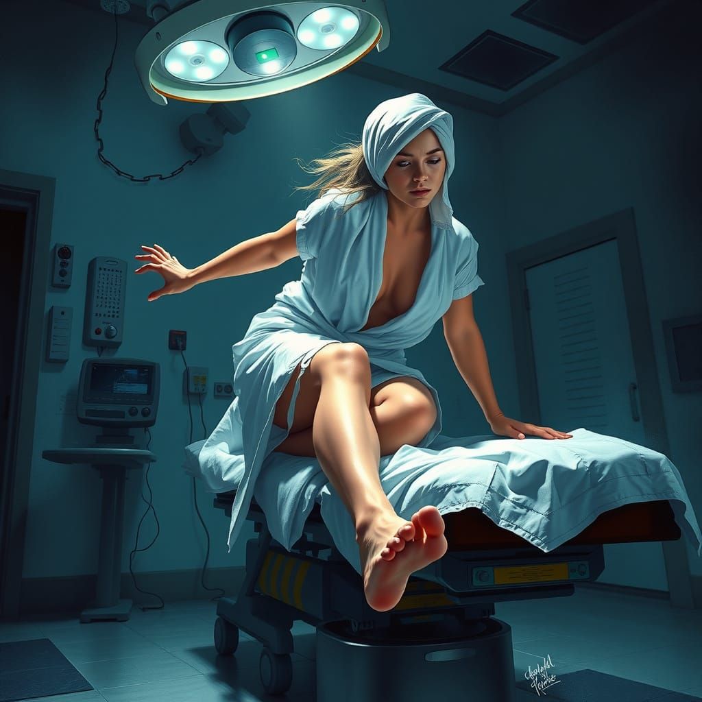 Woman Falls Off Surgical Table: Dramatic Hospital Scene