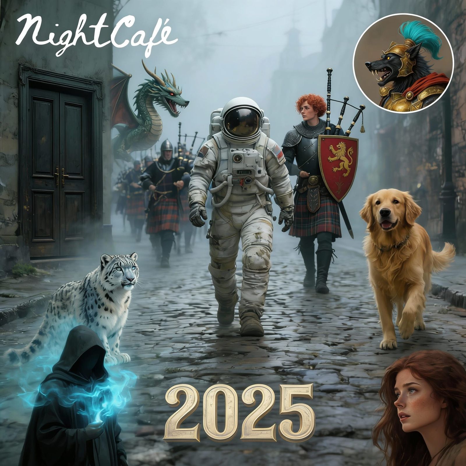 AI Art Collage: 2025 Highlights