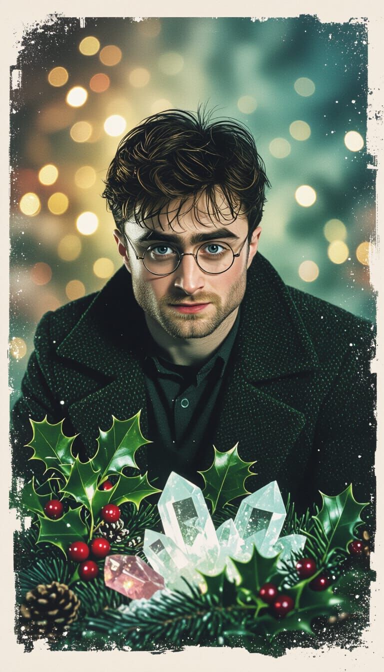 Daniel Radcliffe in a Cinematic Christmas Scene